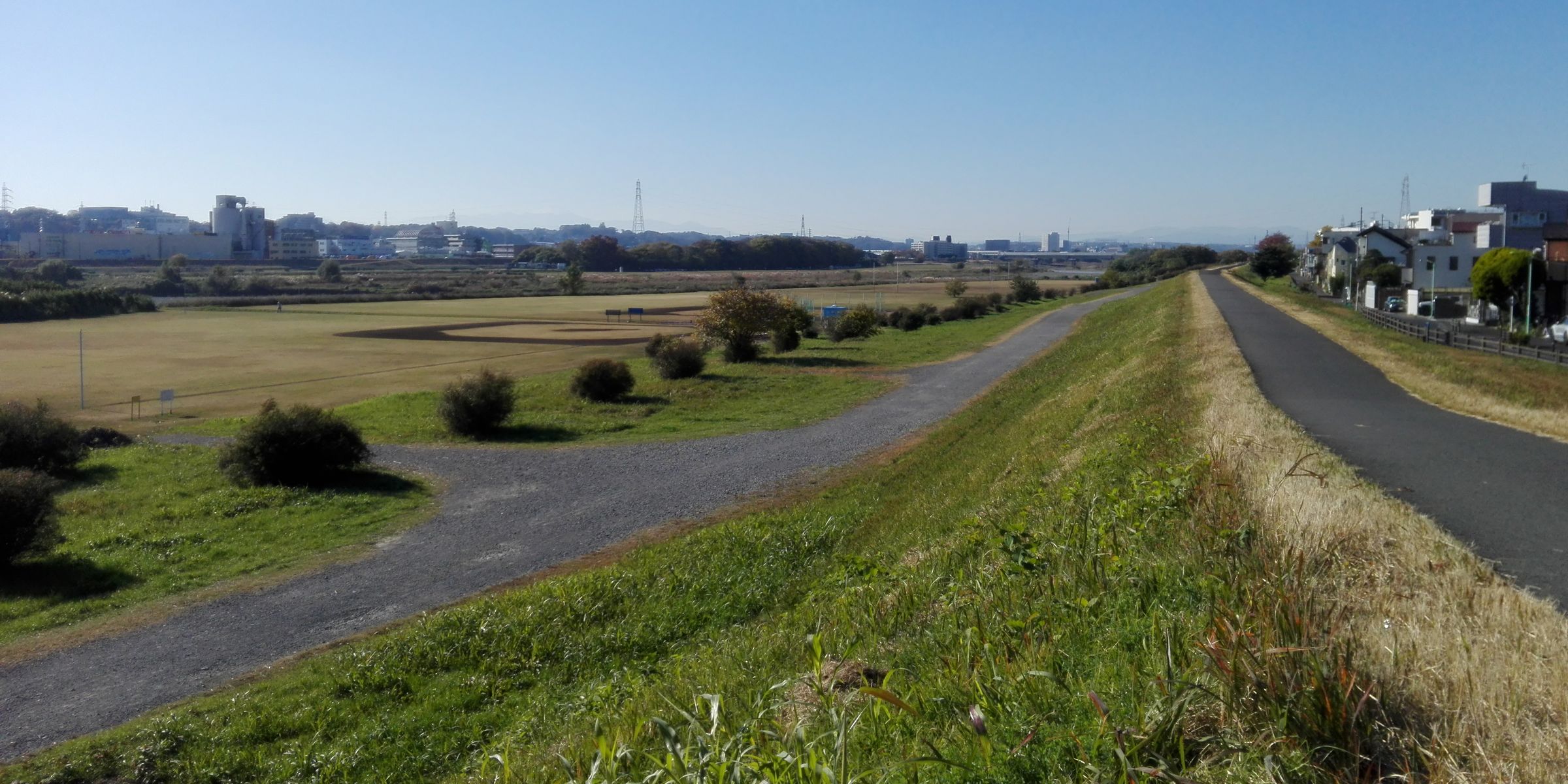 多摩川河川敷